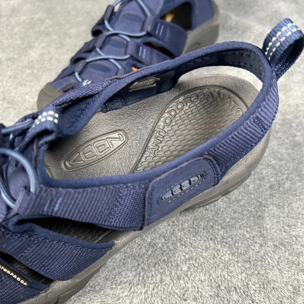 Keen Newport H2 Sandals Hiking Navy Blue Waterproof Wate Mens 11.5 1028517
